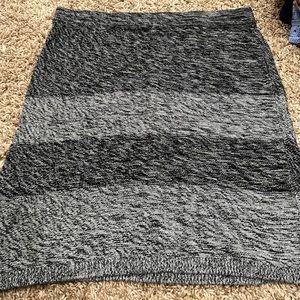 Loft, size large, gray, skirt